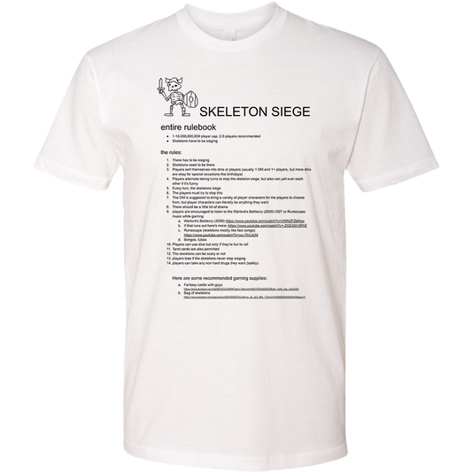 BDCF | Skeleton Siege FAQ - Tee