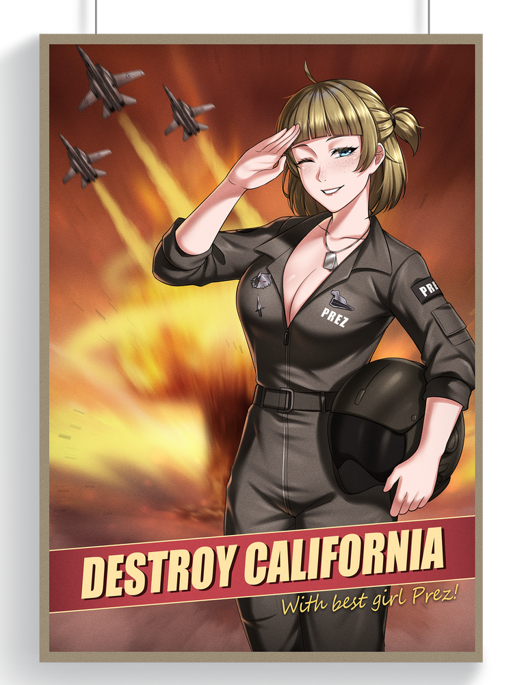 Destroy California with Prez! - Limited Art print