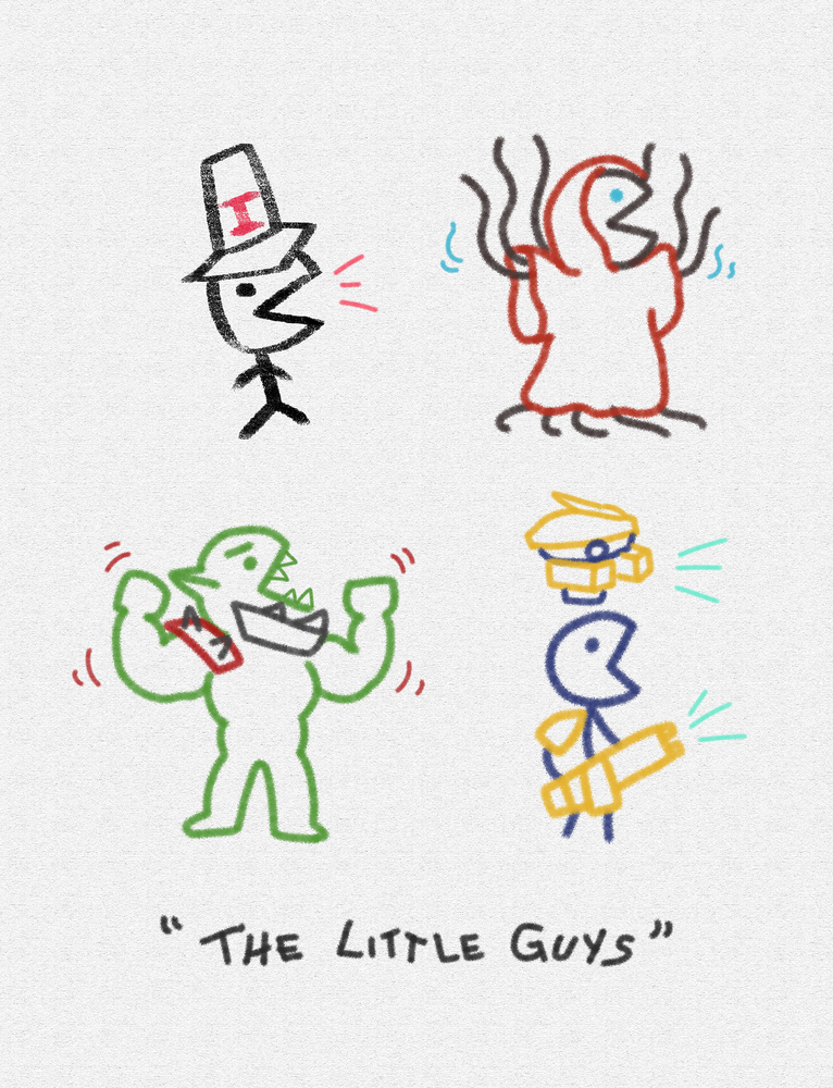 The Little Guys - Art Print